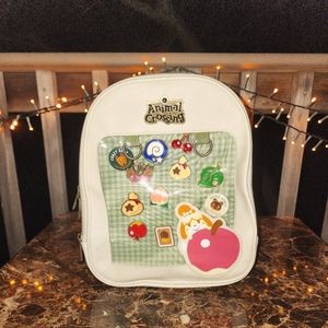 (HARD TO FIND) Animal Crossing Pin Collector Backpack w/Pins Included